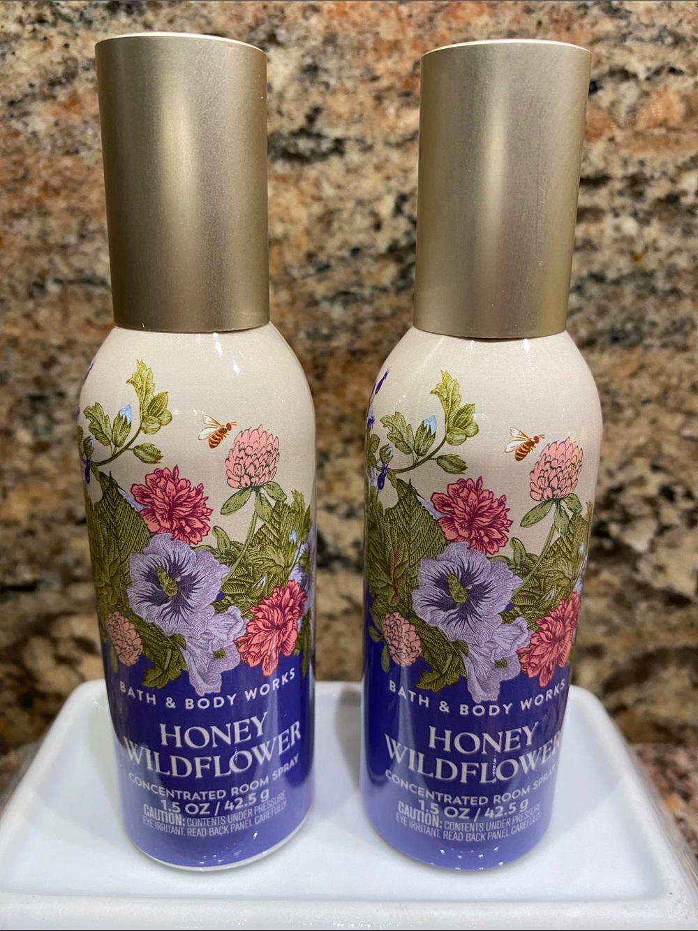 2) “HONEY WILDFLOWER” by B&BW Concentrated Room Sprays, ea: 1.5 oz / 42.5 g, NWT